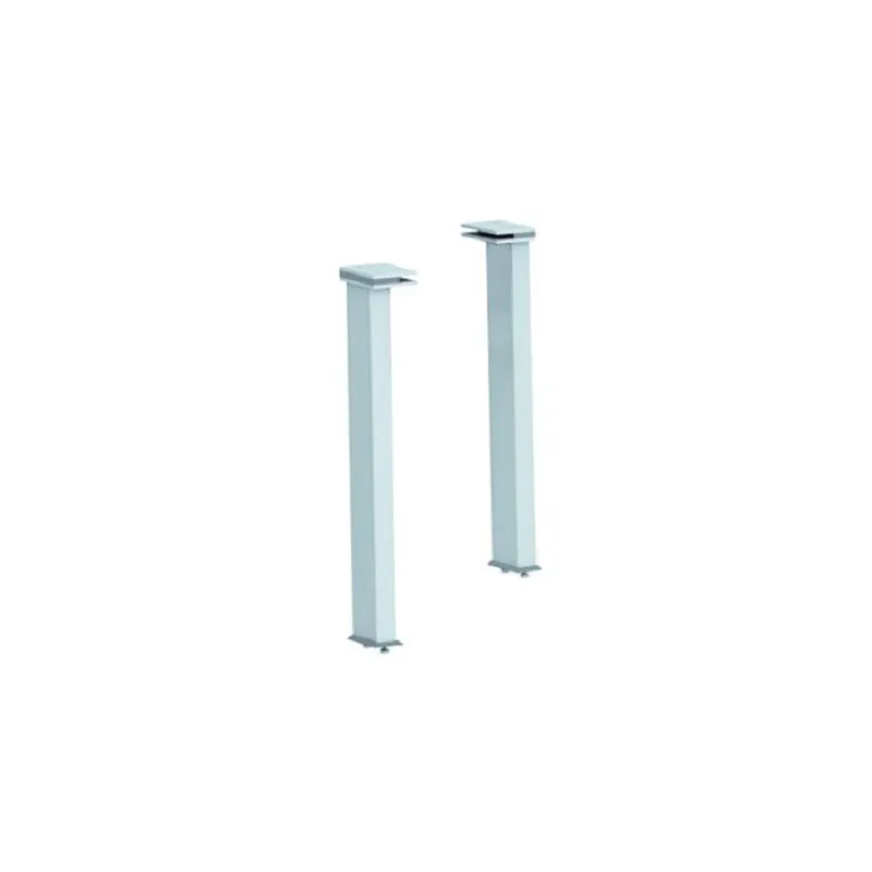 2 SUPPORTS POUR VERRE COURBÉ
