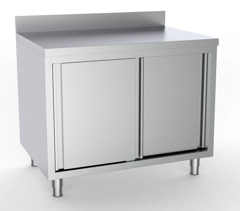 600 PLAN DE TRAVAIL PORTES COULISSTANTES BORD RELEVÉ