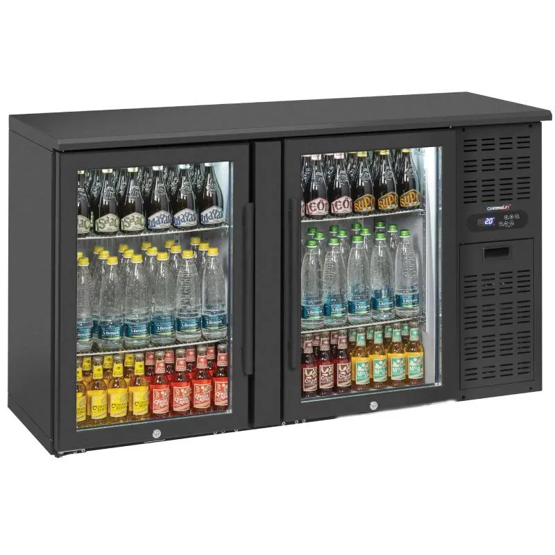 Arrière-bar 2 portes vitrées – 302 L – froid venti