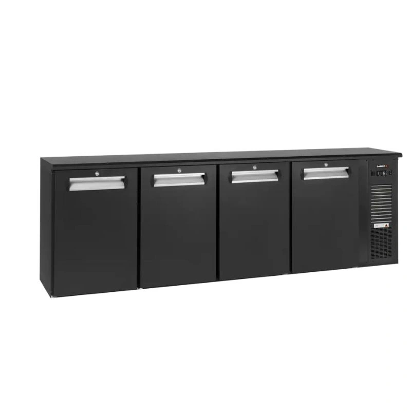 Arriere-bar 4 portes pleines 630L