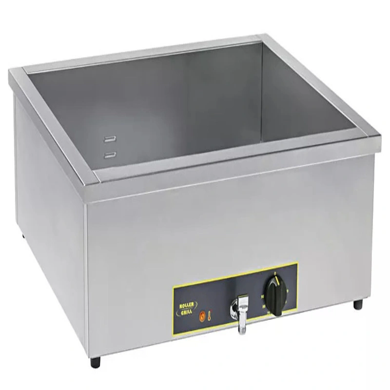 Bain-marie professionnel double GN 1/1 avec vidange
