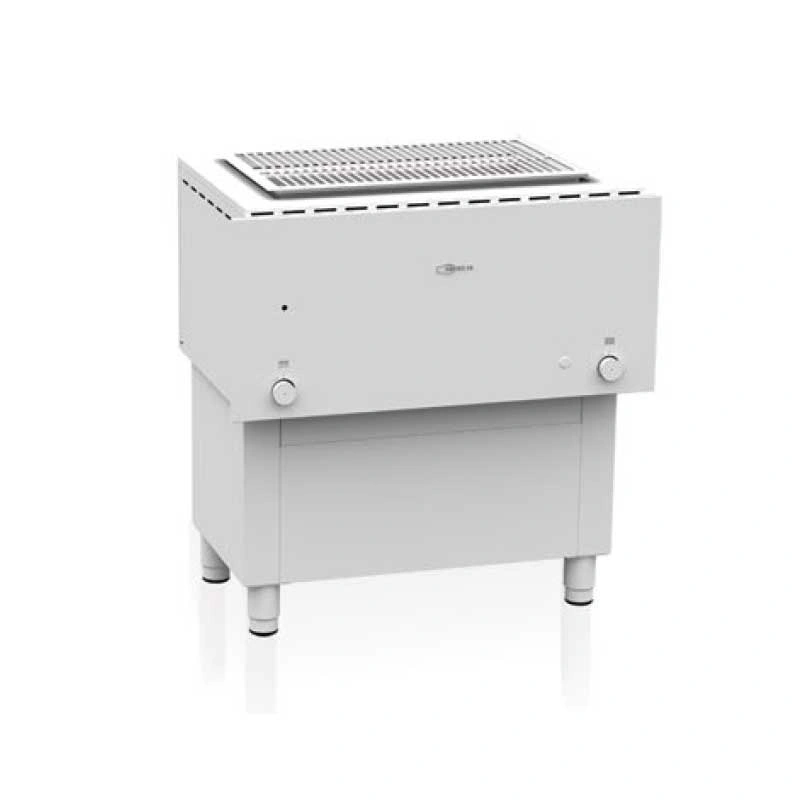 Barbecue à gaz professionnel inox compact