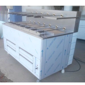 Barbecue portugais 21 grilles rotatives à2 étages
