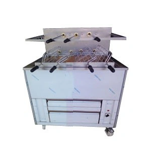 Barbecue portugais 7 grilles rotatives à2 étages