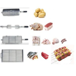 Barbecue portugais 7 grilles rotatives à2 étages