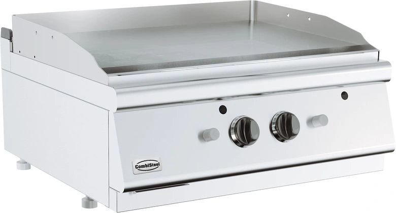 BASE 700 PLAQUES GRILL A GAZ CHROME
