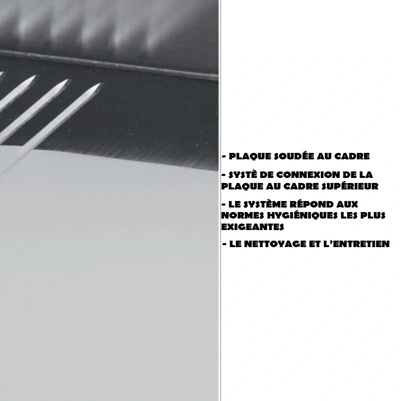 Clam-grill steak électrique avec un minuteur numérique et deux plaques de contact