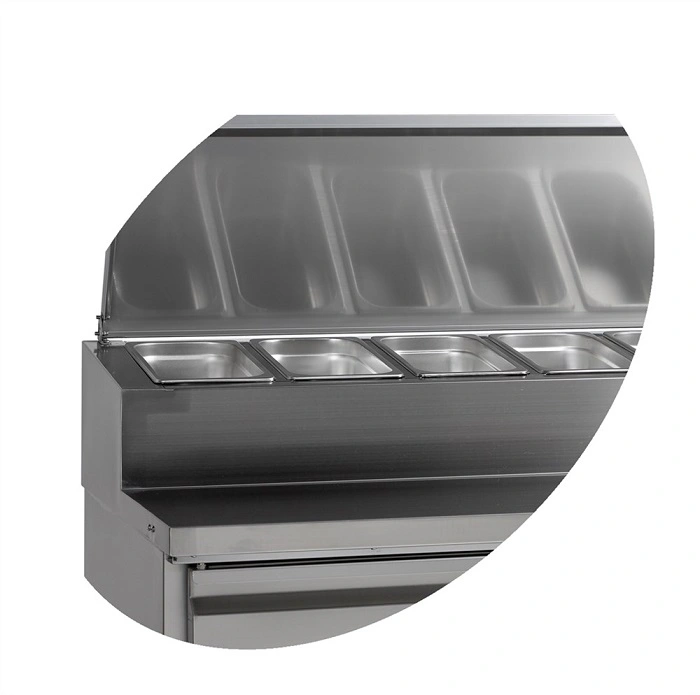 Comptoir de préparation de sandwich GN1/1 407L