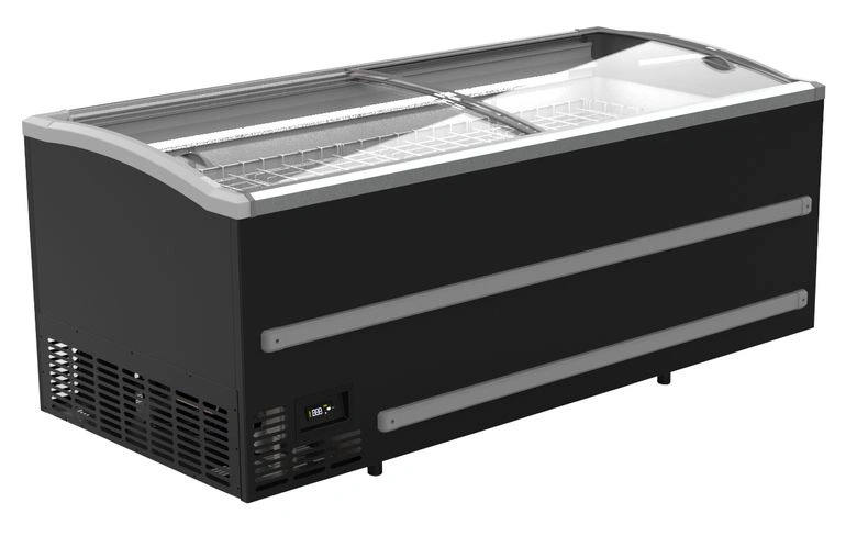 CONGÉLATEUR BAHUT POUR SUPERMARCHÉ NOIR 2500 DÉGIVRAGE AUTOMATIQUE *TRANSPORT SUR DEMANDE*