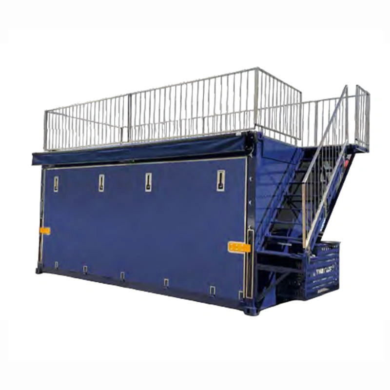 Container restaurant avec terrasse