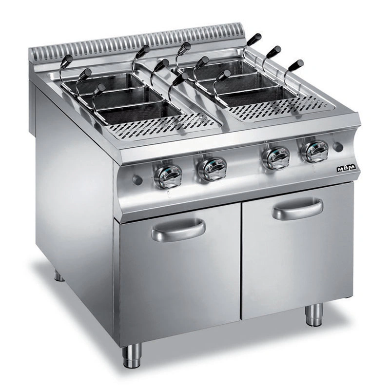 Cuiseur à pâtes gaz sur coffre 2x40 L