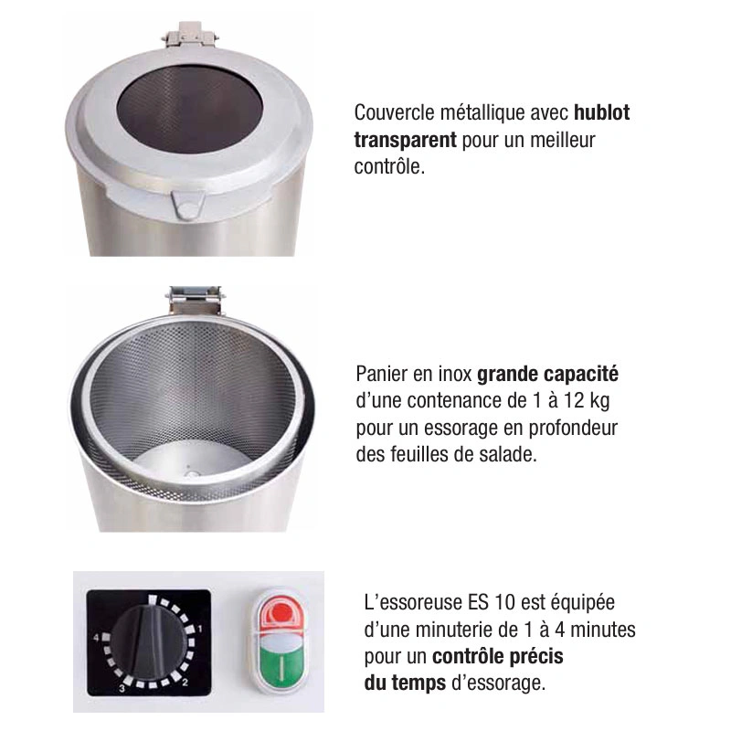 Essoreuse Professionnelle ES10 - 12 Kg