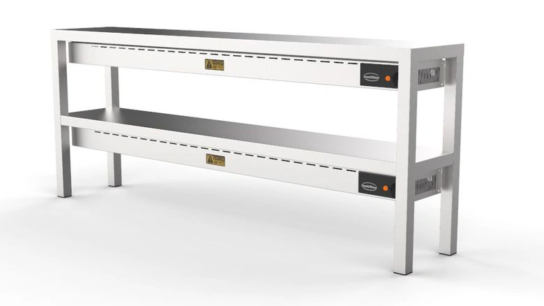 ÉTAGÈRE CHAUFFANTE EN CÉRAMIQUE 2 NIVEAUX 1800 AVEC 10 HEATERS OF 250W