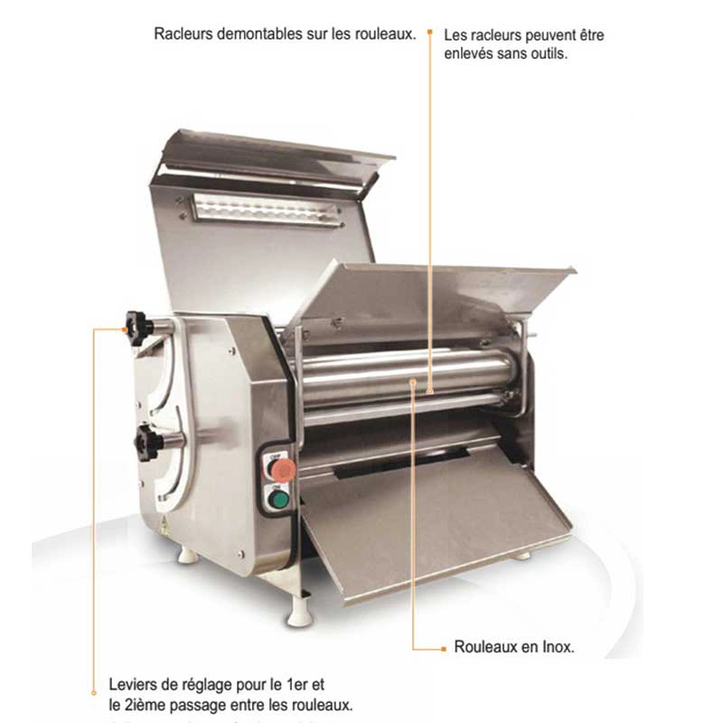 Façonneuse à pizza en inox