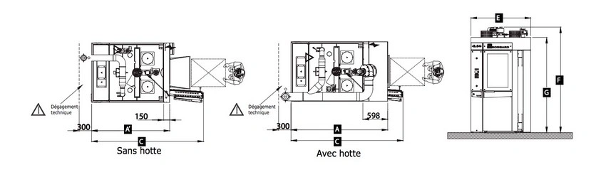 Four à chariot rotatif 8.64 MG
