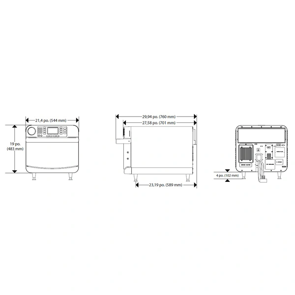 Four à cuisson rapide ENCORE 2 TURBOCHEF