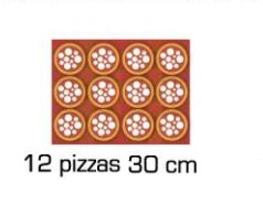 Four a gaz pour pizza 1 chambre 12 pizzas