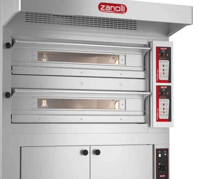 Four a pizza electrique 2 chambres 18 pizzas