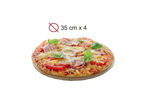 Four à pizza électrique 4 pizzas 35cm
