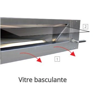 Four à sole électrique 2 plaques 600x400mm