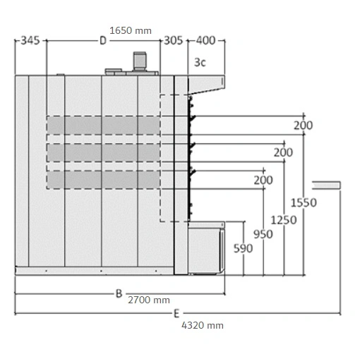 Four à sole Electrique 6 Bouches ElettroReal