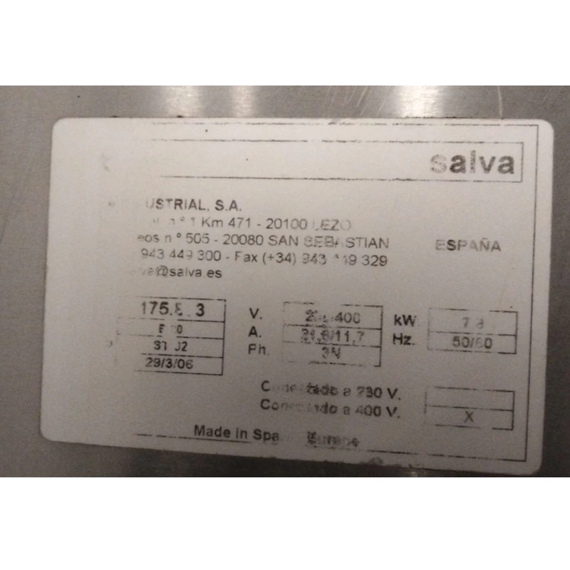 Four à sole électrique modulaire avec Etuve d'Occasion