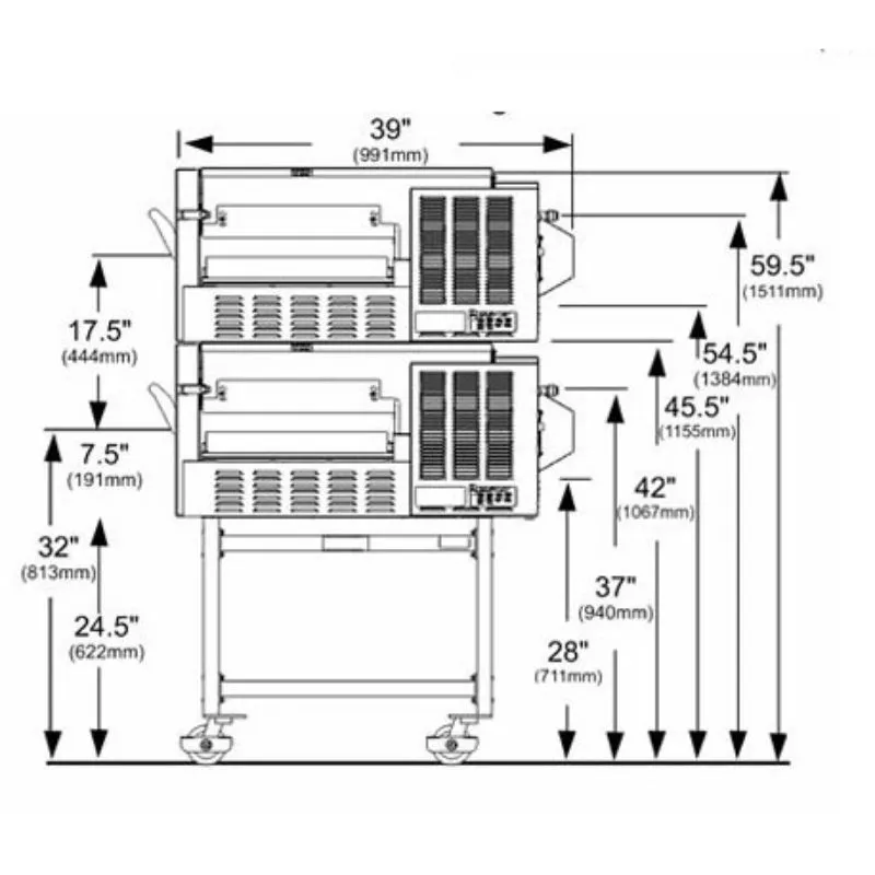Four Convoyeur Gaz 1100 Series Impinger®