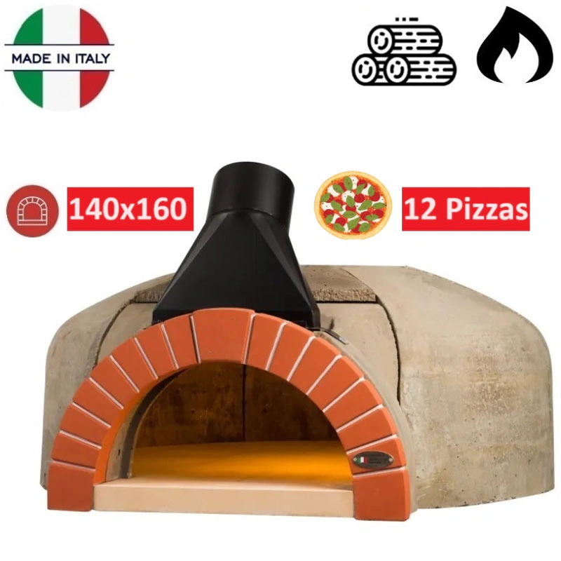 Four en kit bois ou gaz 12 pizzas 140x160 cm