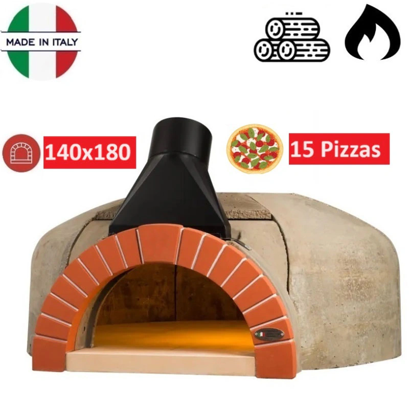 Four en kit bois ou gaz 15 pizzas 140x180 cm