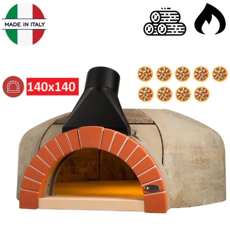 Four en kit bois ou gaz 9 pizzas 140x140 cm