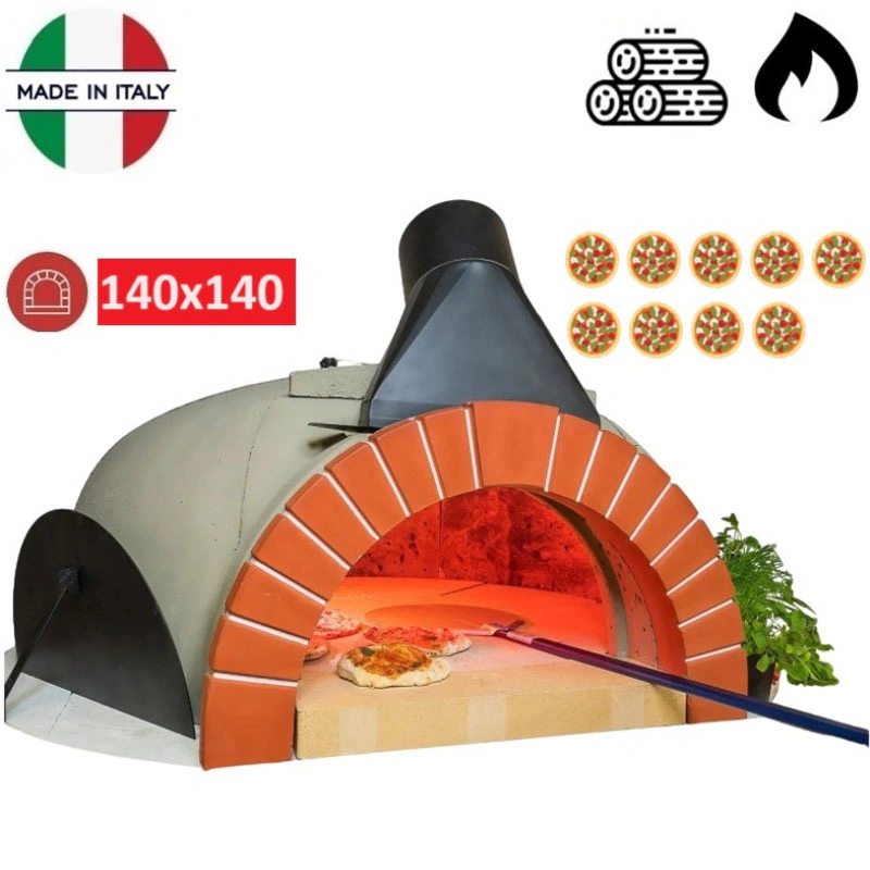 Four en kit bois ou gaz 9 pizzas 140x140 cm