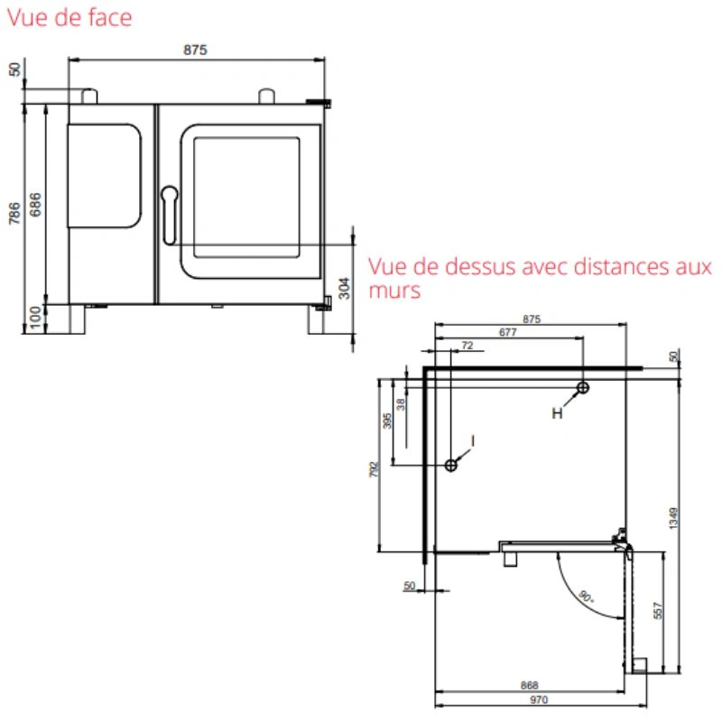 Four mixte Électrique Maxx Pro BAKE easyTouch – 5 Plaques avec injection