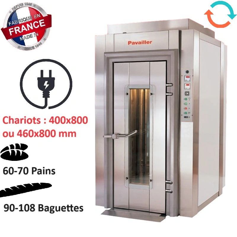 Four Rotatif électrique cristal 400x800 ou 460x800