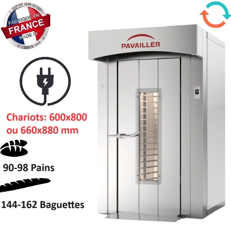 Four Rotatif électrique cristal 600x800 ou 660x800