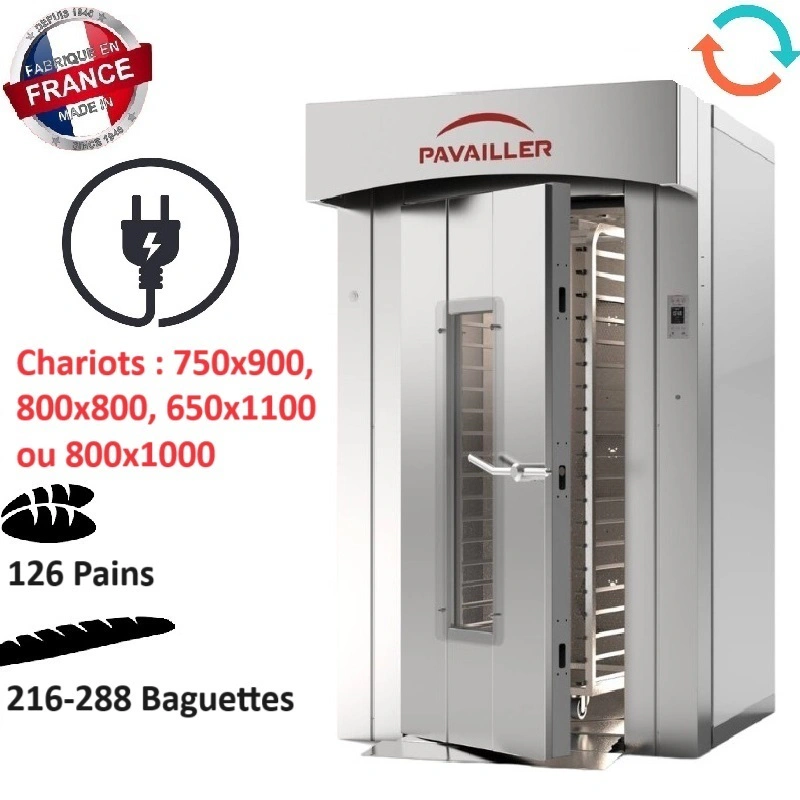 Four Rotatif électrique cristal 800x800 800x1000