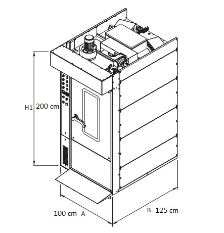 Four Rotatif Electrique FOX 15 Plaques 400x600