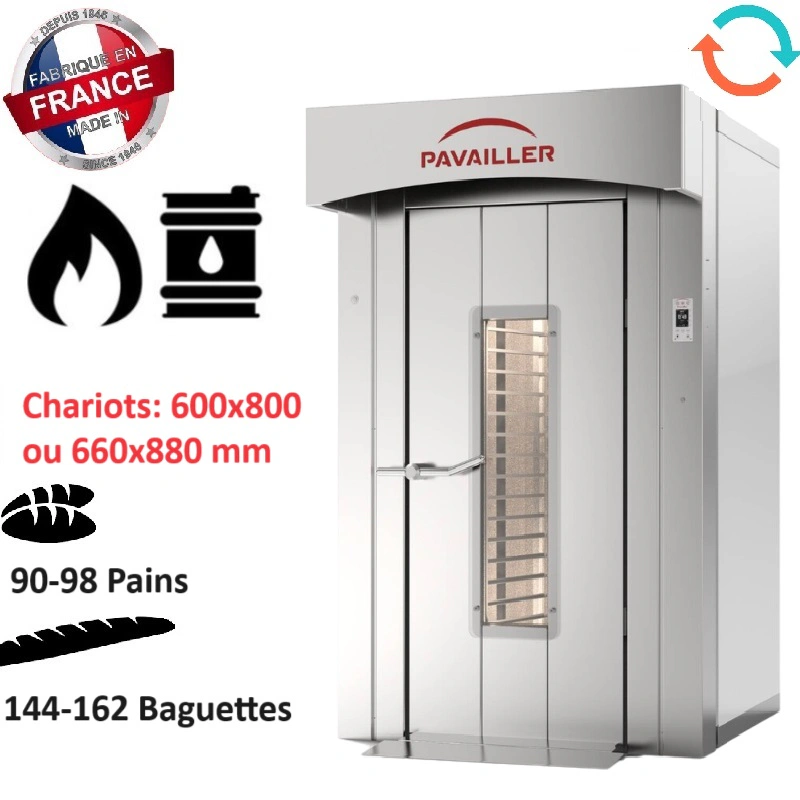 Four Rotatif Gaz / Fioul 600x800 Cristal Touch FM2