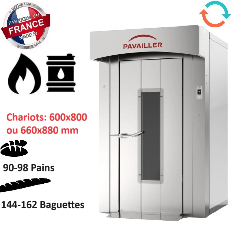 Four Rotatif Gaz / Fioul 600x800 Cristal Touch FM2