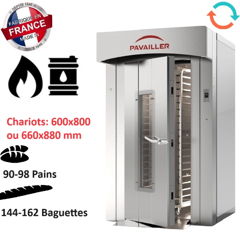 Four Rotatif Gaz / Fioul 600x800 Cristal Touch FM2