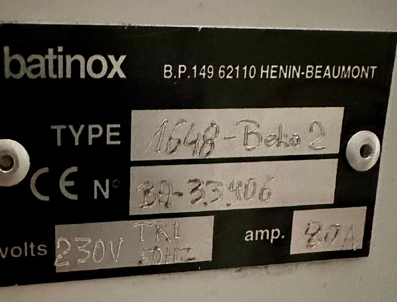 Four ventilé 400x600 ou 400x800 Batinox d'Occasion