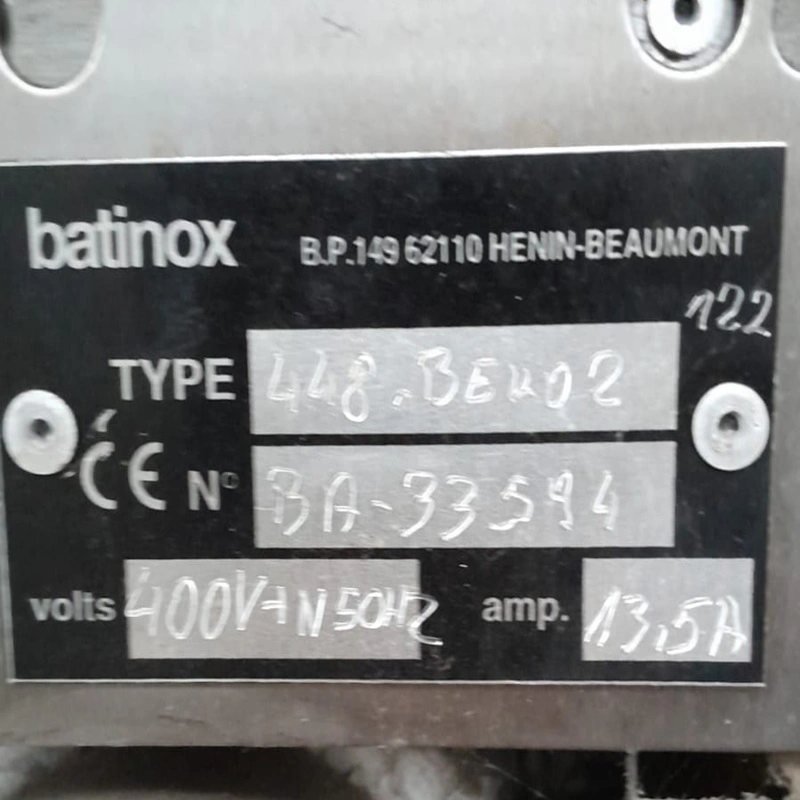 Four ventile électrique 400x800 batinox d'occasion
