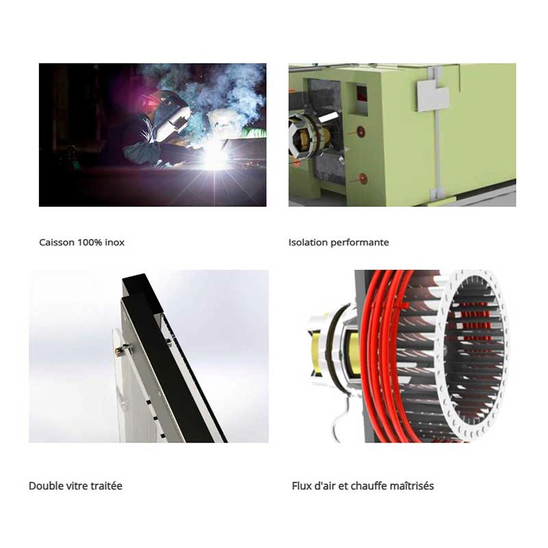 Four ventilé électrique 5 niveaux 400x800mm