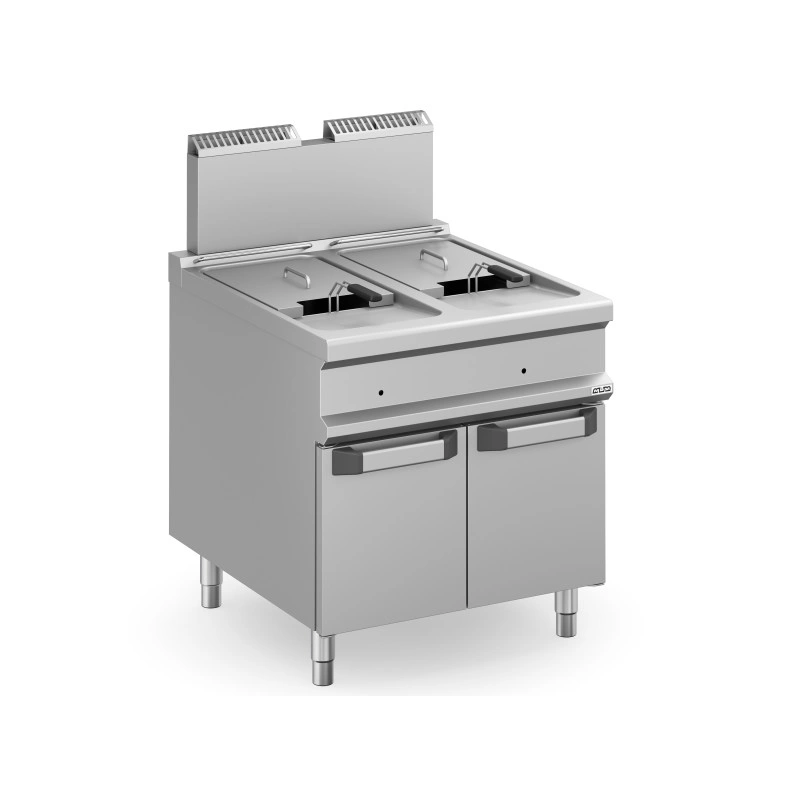 Friteuse 2 PANIERS, GAZ SUR COFFRE