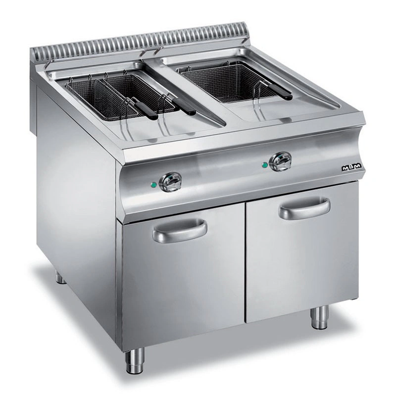 Friteuse électrique sur coffre 2x18 L