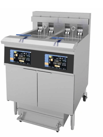 Friteuse haut rendement électrique 26L+26L