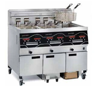 Friteuse haut rendement electrique 3 cuves