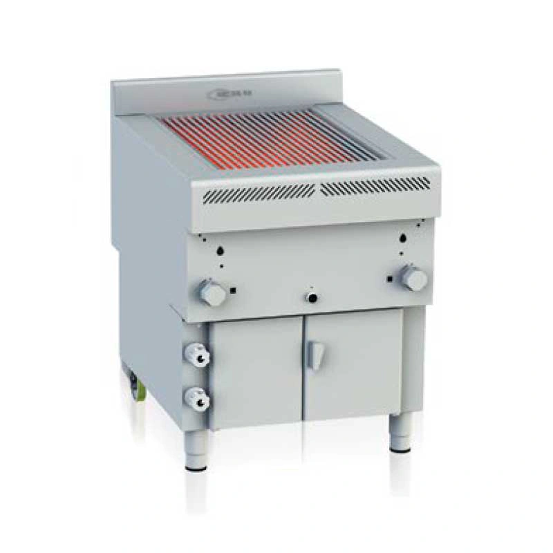 Gril professionnel à gaz inox moyenne capacité