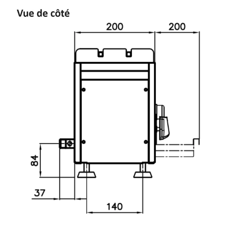 Grill à brochettes japonaise vapeur à Gaz
