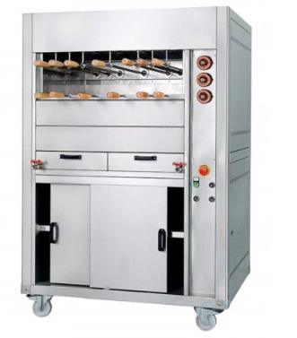 Grill Gaz pour Rodizio Triphase L.740 Double