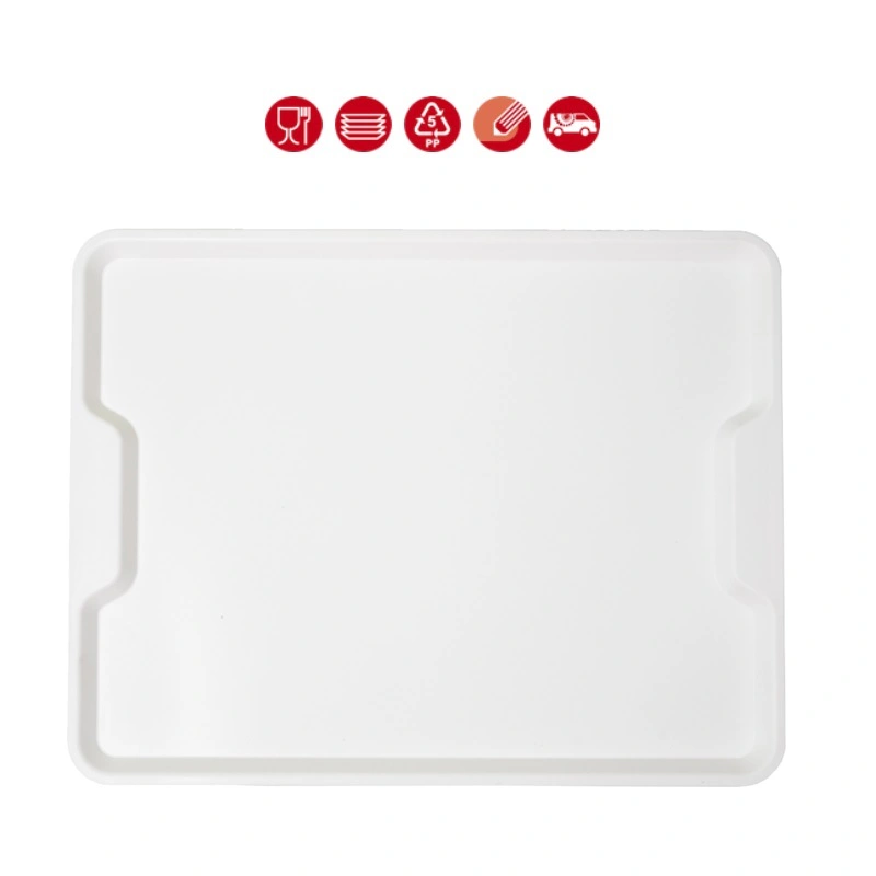 Lot de 30 plateaux cafétéria ergonomique 456x356